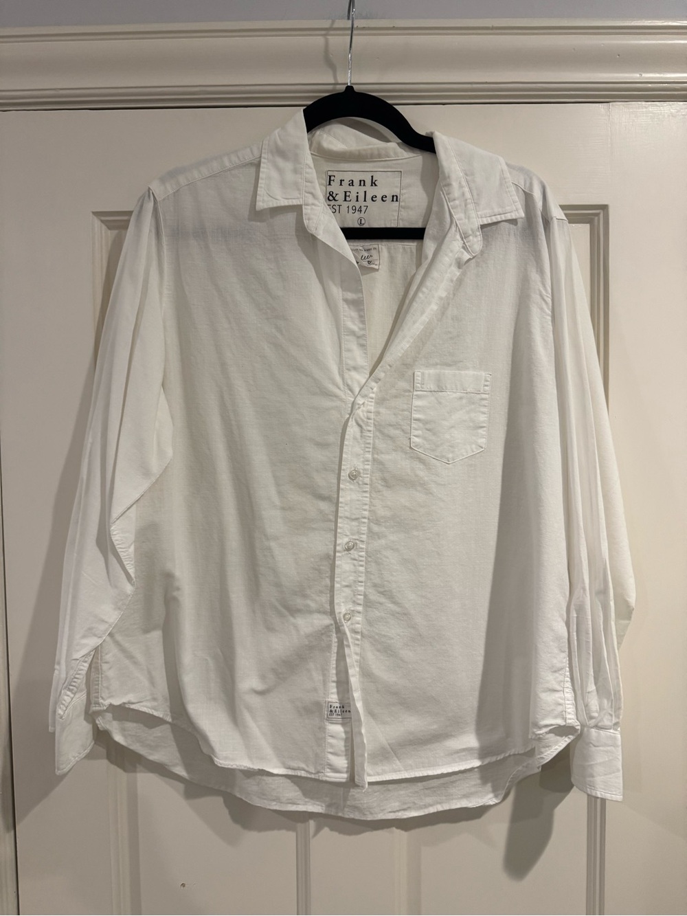 Frank & Eileen Women's White Button-Down Shirt